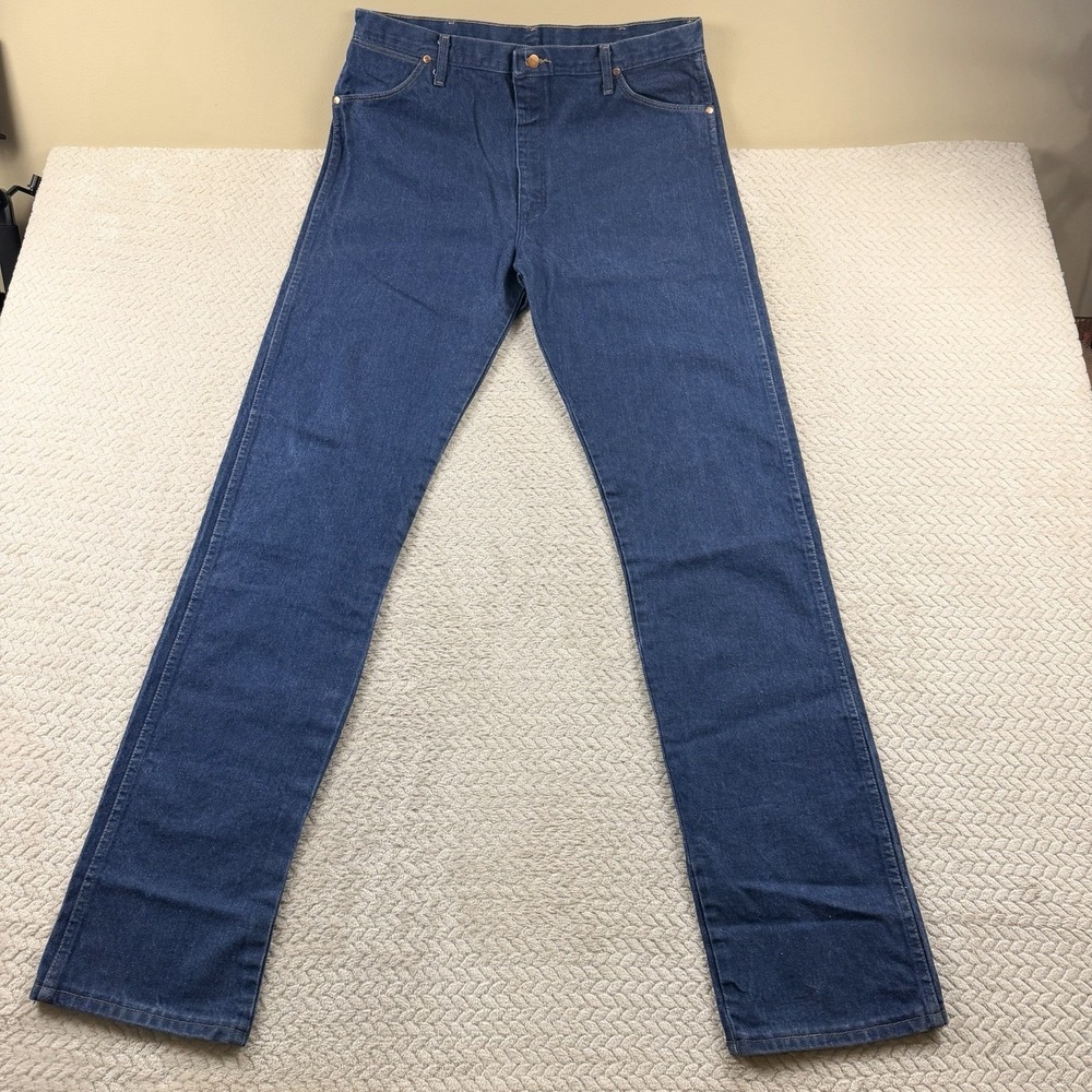 Vintage Wrangler Jeans Men's 40x40 Tall 13MWZXS Cowboy Western Work Wear Rodeo